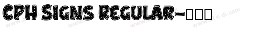 CPH Signs Regular字体转换